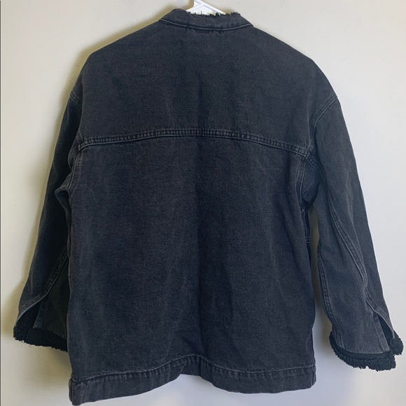 H&M Black Denim Jacket - Picture 5 of 5